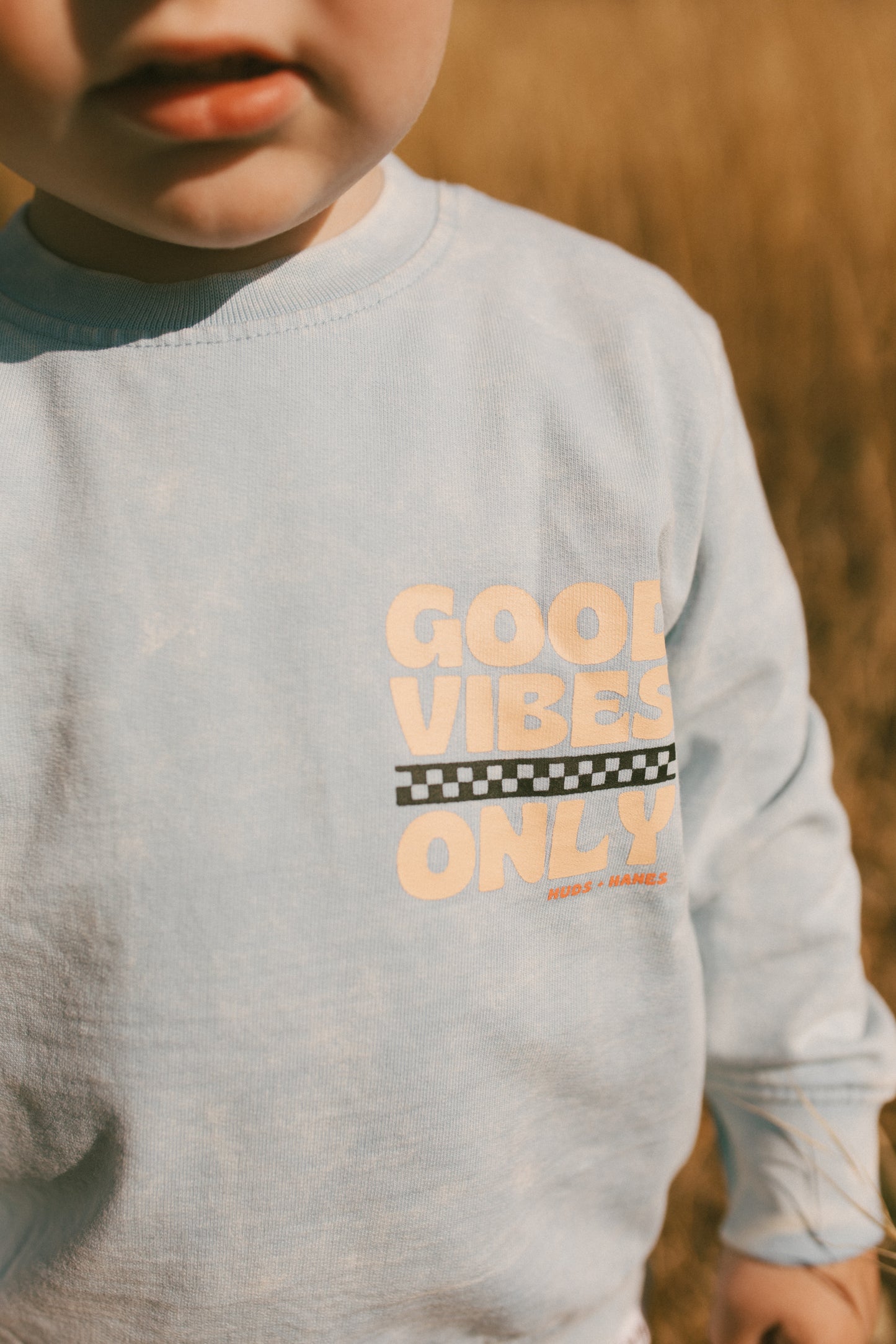 Happy Place Acid Wash Crew Neck