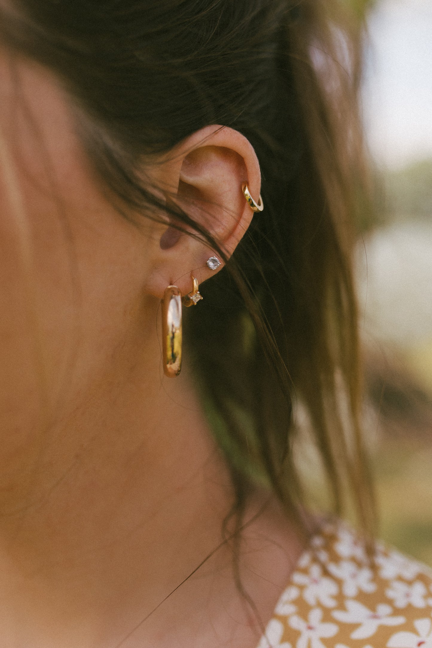 Gold Hoop Earrings
