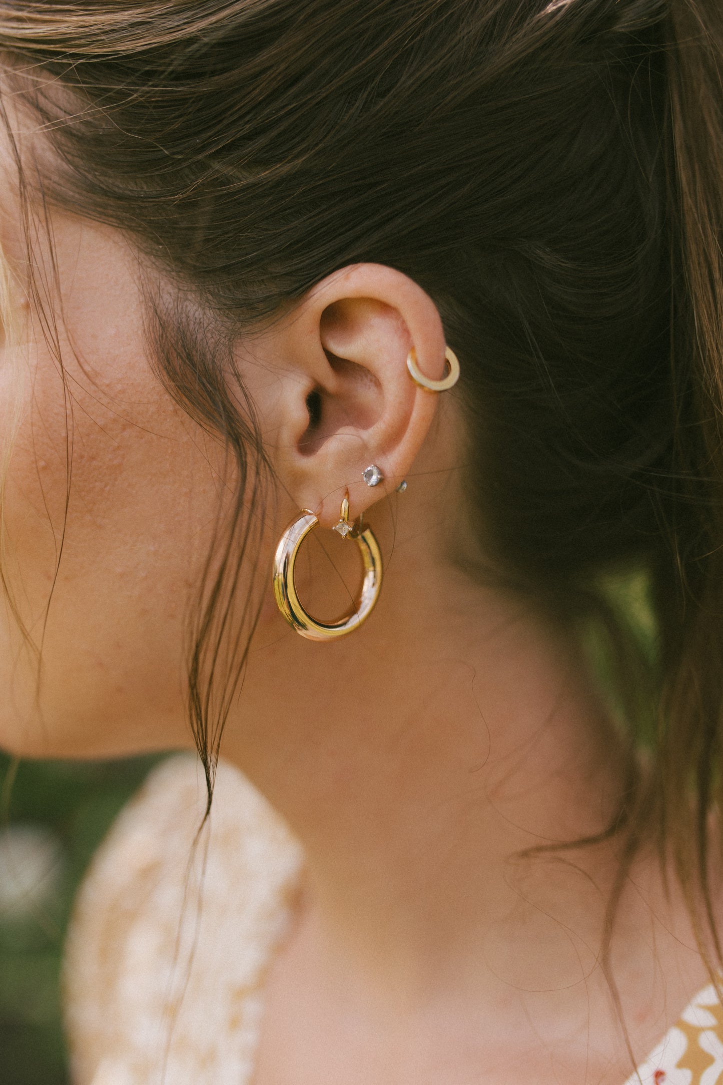 Gold Hoop Earrings