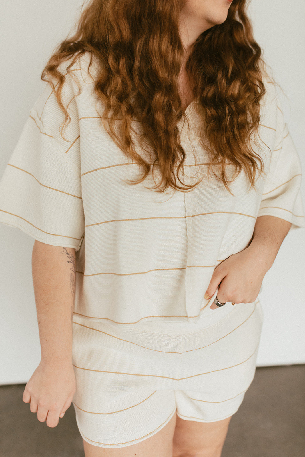 The Lamb Striped Knitted Top