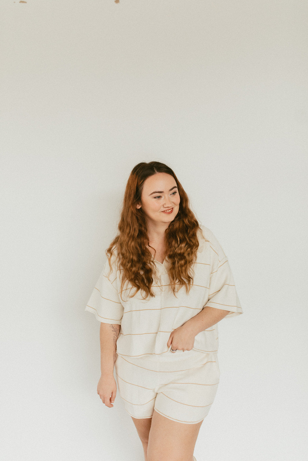 The Lamb Striped Knitted Top