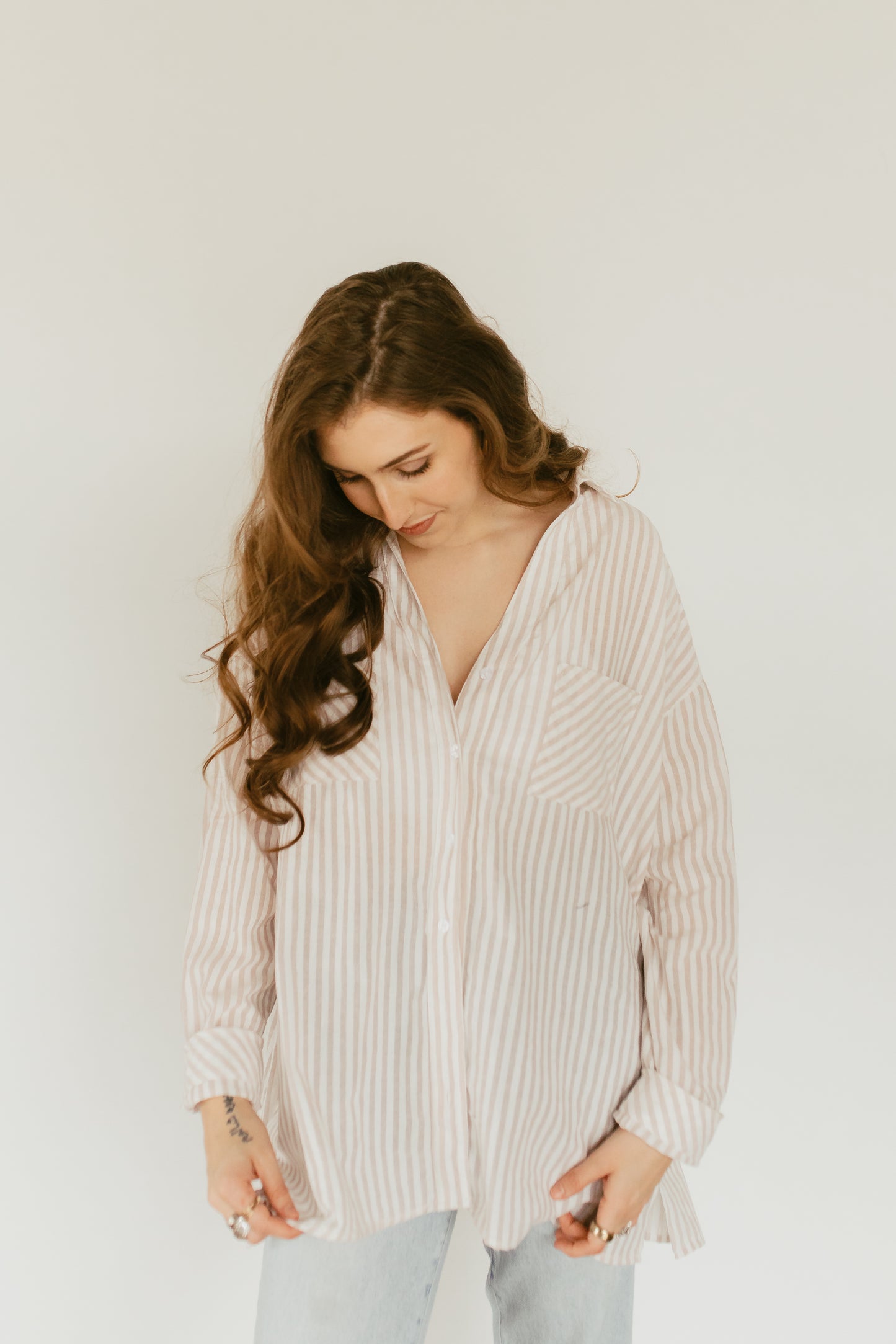 Abundance Button Down Top