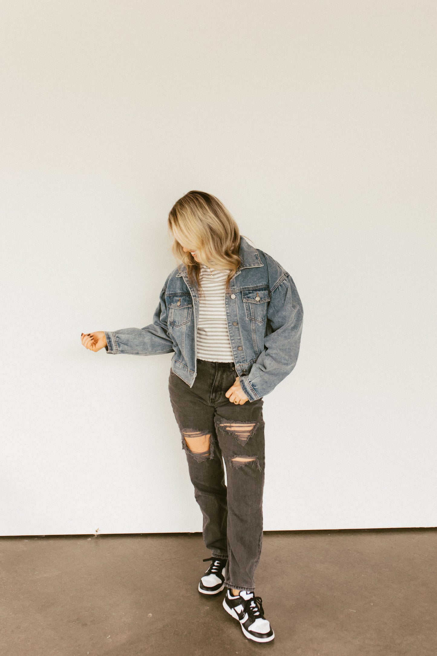 Wonderfully Made Denim Puff Sleeve Jacket