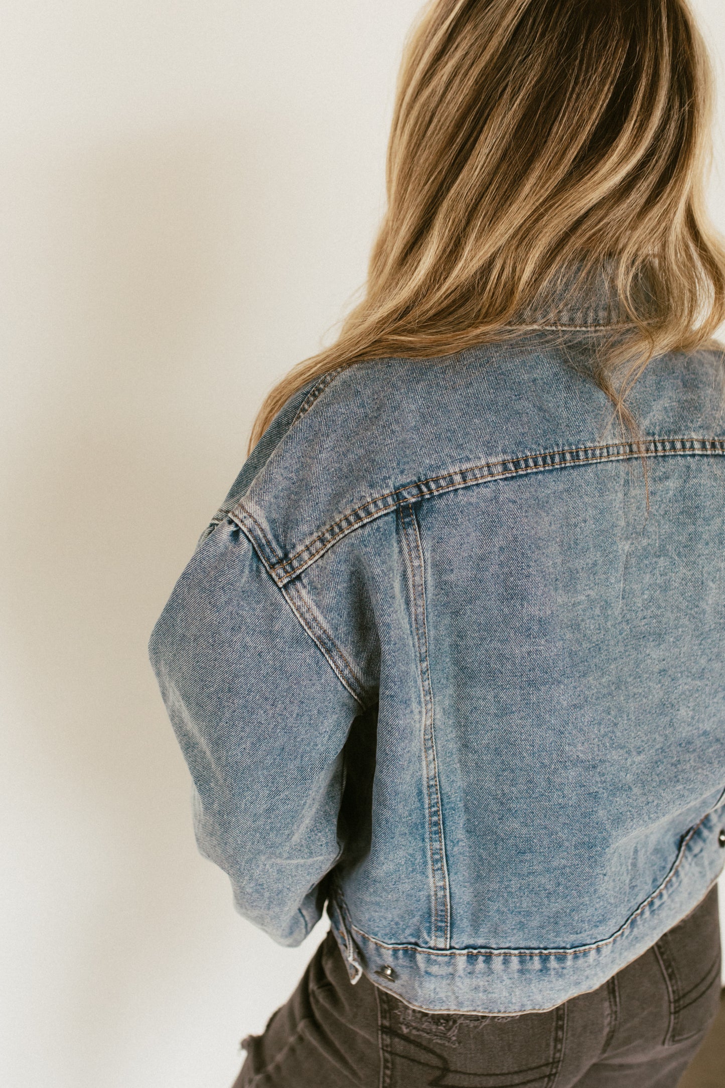 Wonderfully Made Denim Puff Sleeve Jacket