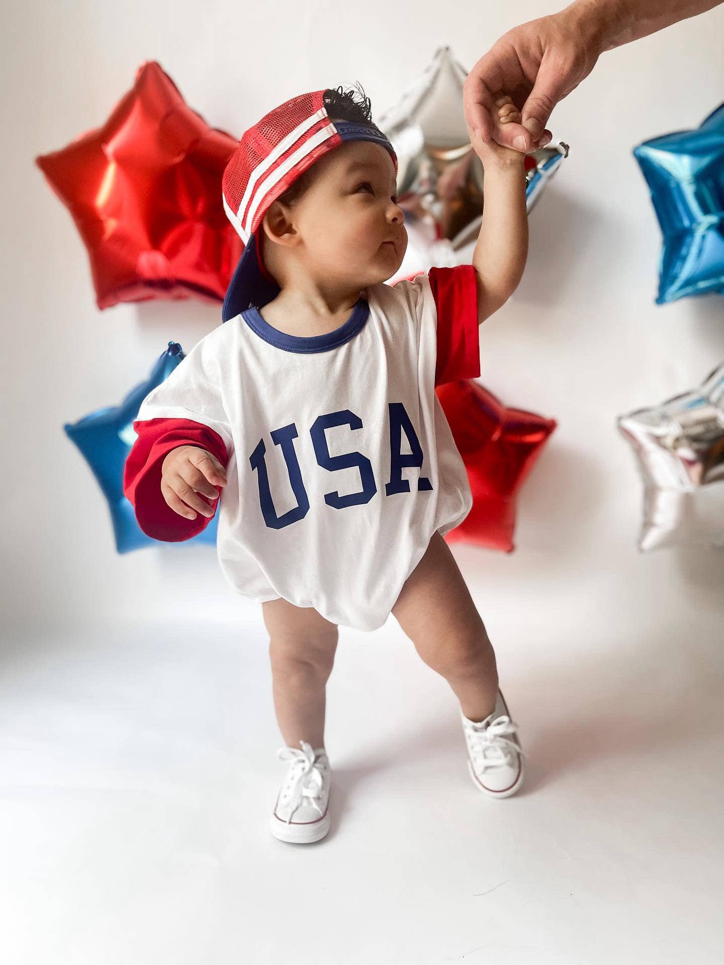 USA Bubble Romper