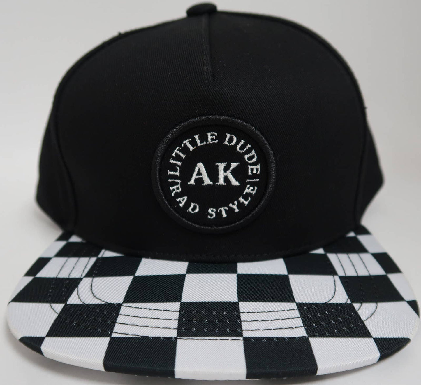 Black & White Checker Snapback