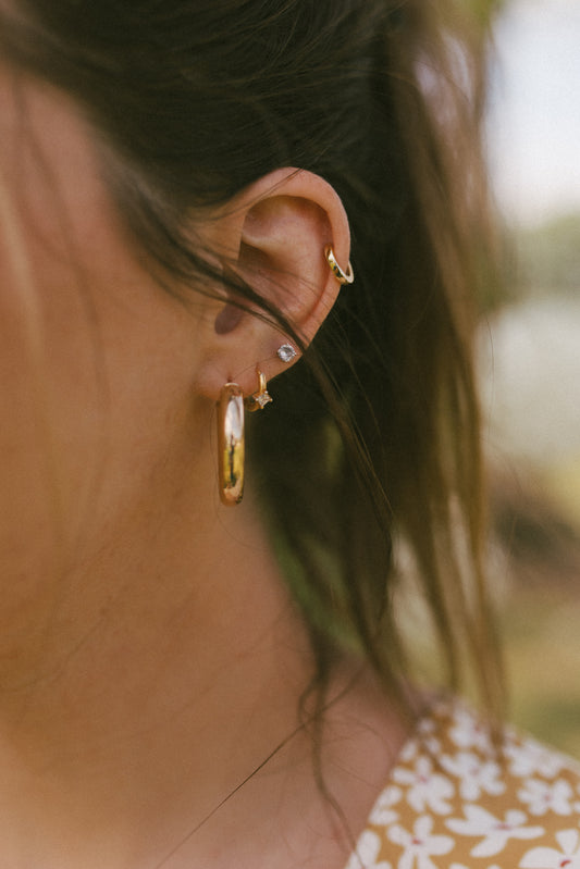 Gold Hoop Earrings