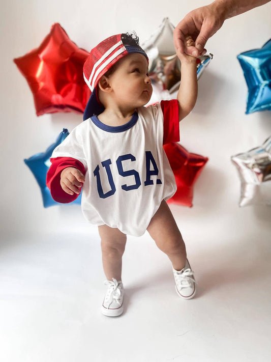 USA Bubble Romper